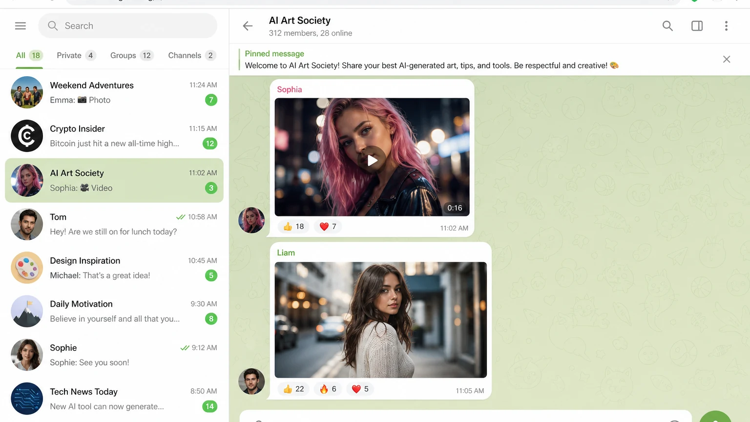 Free Private Telegram Video Saver on Web K